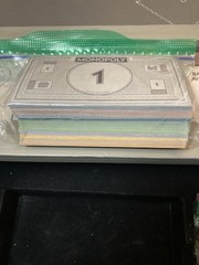 Monopoly Pottery Barn Luxury Edition Board Game Wooden Grey