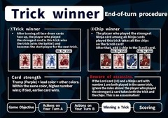 DORON Ninja Trick taking 3-6 players, 20-30 minutes Card Board Game New Japan