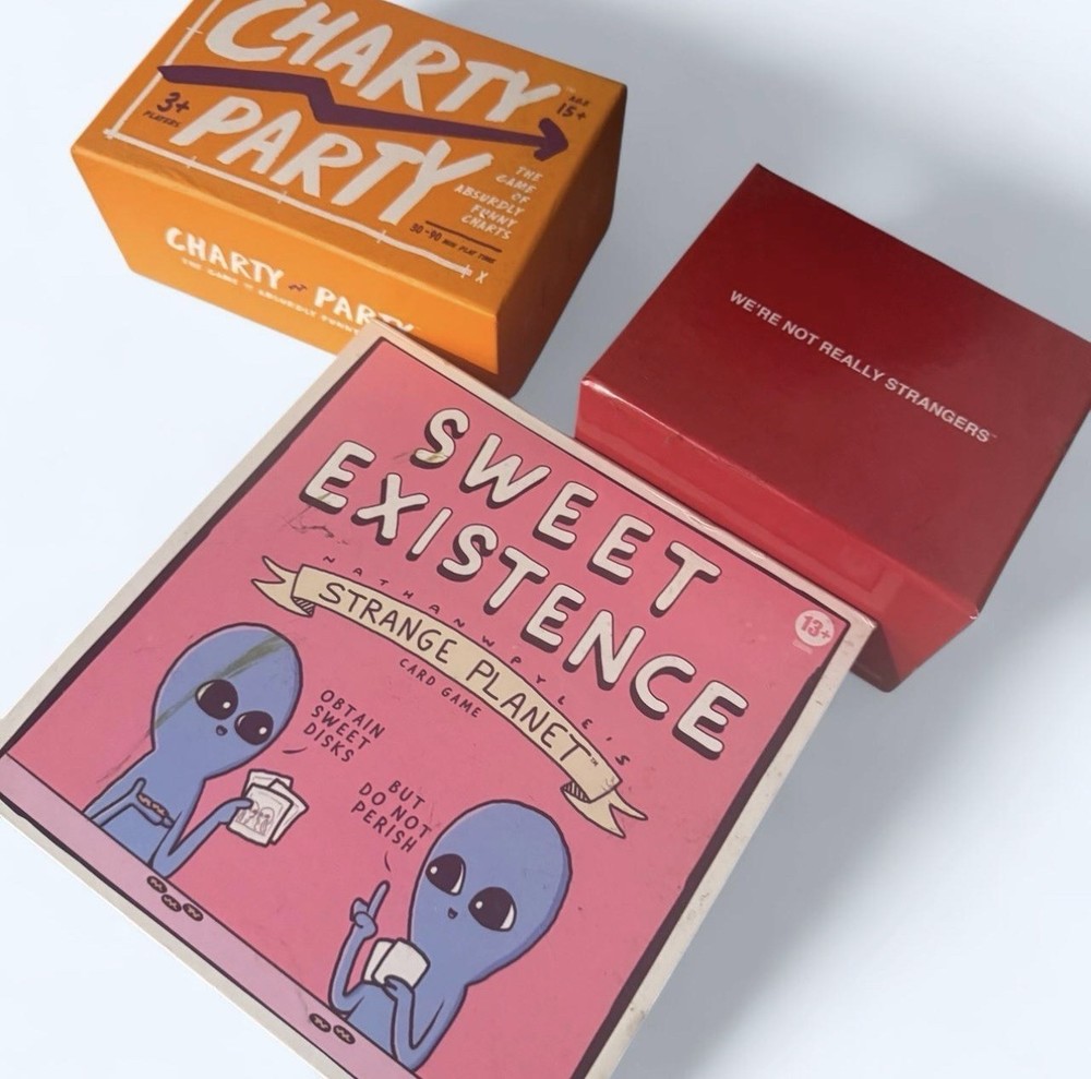 Card Games Bundle: Charty party, We’re Not Really Strangers, Sweet Existence