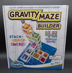 ThinkFun Gravity Maze Builder Game Marble Run Ages 5+ 40 Challenges Educational