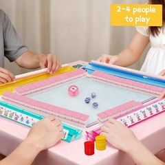 American Mahjong Game Set, 166 Premium Tiles, 1.2-inch Mahjong Tile Set with St