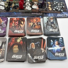 Star Wars Epic Duels Board Game 2002 w/ Figures 370/372 Cards Read