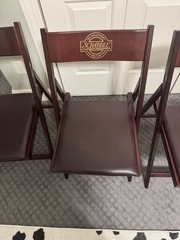 Scrabble Collector’s Edition 1991 Franklin Mint Folding Chairs 1 Of 4