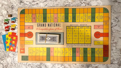 VINTAGE GRAND NATIONAL HORSE RACE, 1937, A Sweepstakes Game Of Chance Board Game