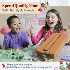 Noah’s Ark Board Game, Educational Strategy Balancing Game with 30 Animals
