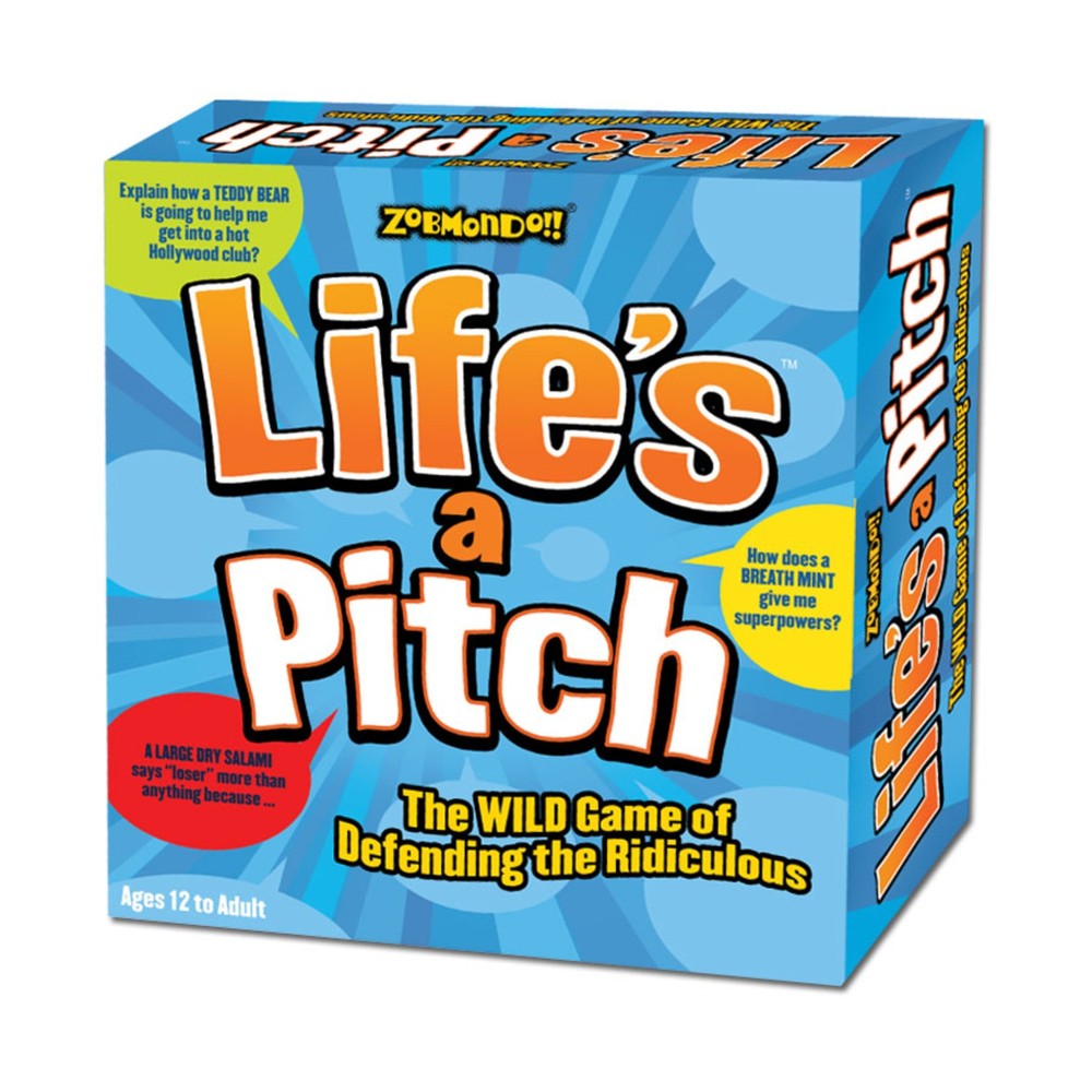 Zobmondo Ent Boardgame Life’s a Pitch Box VG+/NM