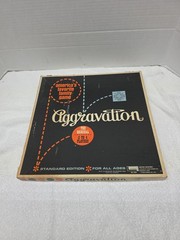 Vintage 1962 Aggravation Board Game No. 13 Standard Edition Complete Black Box