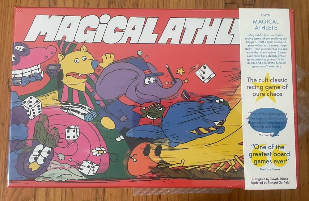 Magical Athlete Board Game CMYK 2025 Edition Cult Classic New Sealed