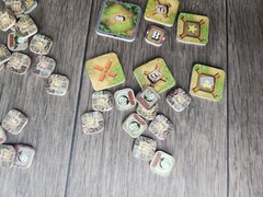 Heroes of Normandie Punchboard Tiles Pieces Expansions Devil Pig Games Lot – #12