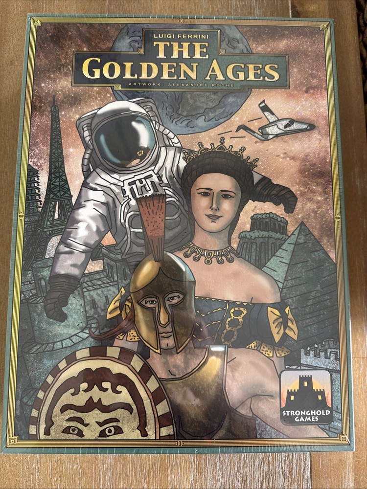 The Golden Ages Board Game Luigi Ferrini Stronghold Games 2015 Still Wrapped