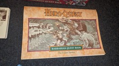 Vintage 1992 Heroquest Barbarian Quest Pack Milton Bradley OOP- Incomplete READ