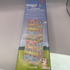 Bluey Wooden Tumbling Tower Rare Kids Jenga Game