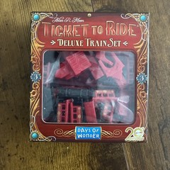 New Sealed Ticket to Ride Red 20th Anniversary Deluxe Train Set