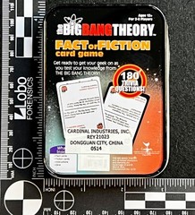 2014 The Big Bang Theory Fact or Fiction Card Game 90 Cards 180 Trivia Questions