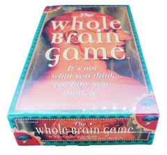 The Whole Brain Game Creative Mind Games 1999 Age 11 and up NEW