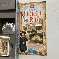Ticket to Ride Amsterdam Board Game Days of Wonder Complete Barely Played Nice