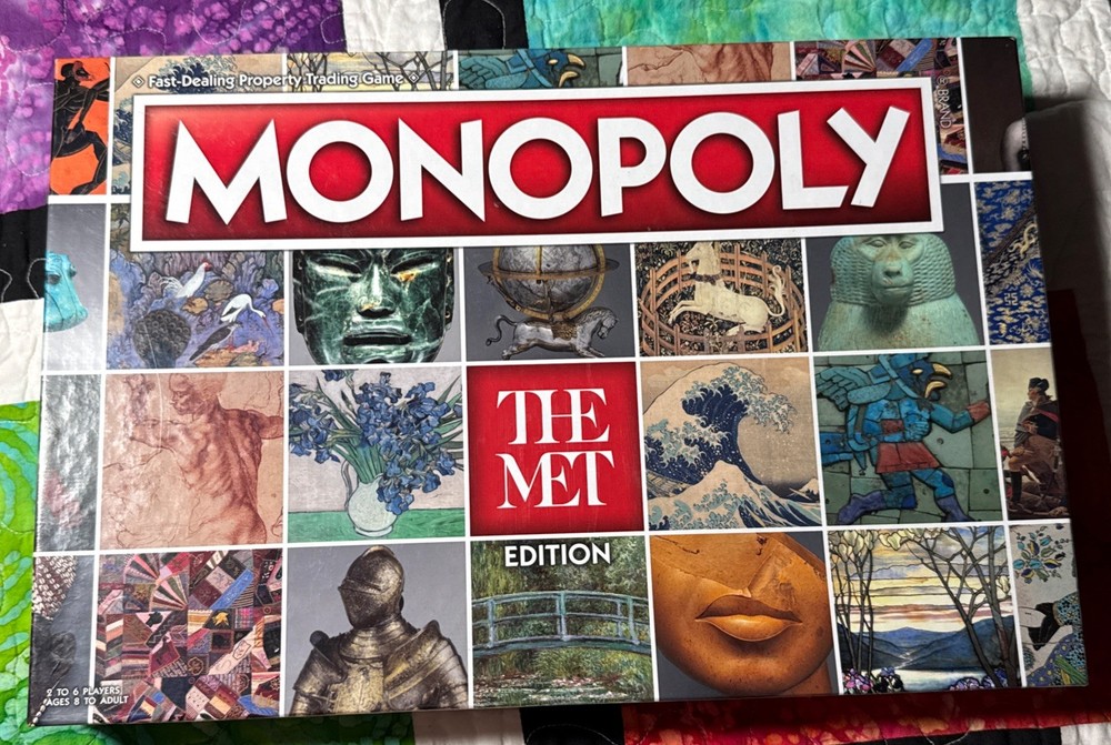 MONOPOLY MET Edition Board Game From The Metropolitan Museum of Art