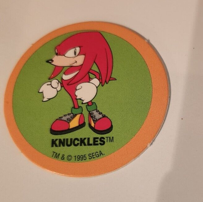 1995 SEGA Sonic The Hedgehog Pogs Knuckles Number 13 Need For your Collection?