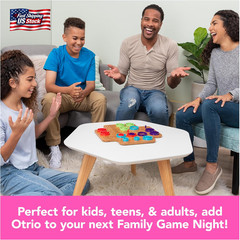 Spin Master Games, Otrio Wood Strategy Game, Interactive Puzzle Game, STEM Activ