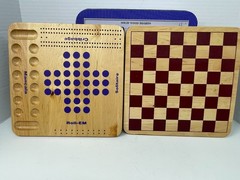 Cardinal Family 10 Game Center Solid Wood Boards Ten Classic Games