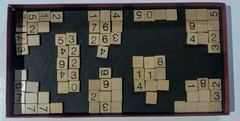 Vintage 1968 Numble The Cross Word Number Game, Selchow & Righter, Pre-Owned