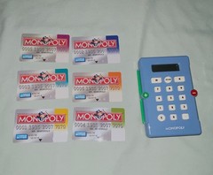 MONOPOLY ELECTRONIC BANKING EDITION * BANKER UNIT & 6 CREDIT CARDS * ATM