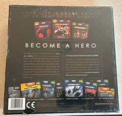 HEROES OF METRO CITY Deck Building Game + SIDEKICKS Expansion — SEALED