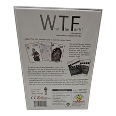 New What The Film Game, 3 to 8 Players, Ages 12 and Up 30 To 60 Minutes To Play