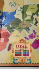 VTG Y2K Risk Board Game Book Shelf Edition Wooden Box World Domination Strategy