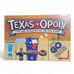 Texas-Opoly Monopoly-Style Board Game Sealed