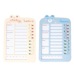 MILASIC Self-Checker (2-pack) A-Beige/Blue – Prevents forgetting things helps