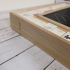 Monopoly Deluxe Edition with Luxury Wood Cabinet Maple Wood Gαme Company O/Box