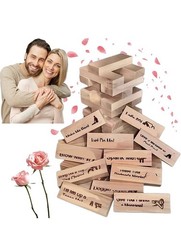 Lust Tower,48Pcs Super Naughty Block Tower Game,Fun Date Night Activiti…