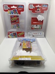World’s Smallest Board Games Mini Toy Lot – Monopoly UNO Operation Brand New Set