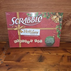2011 Scrabble Holiday Edition Crossword Game Hasbro – New Sealed