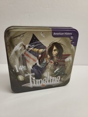 Timeline American History Card Game Asmodee 108 Cards in Tin Excellent!