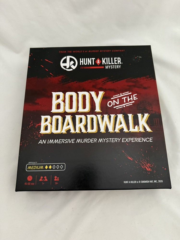Hunt A Killer Body On The Boardwalk Immersive Murder Mystery Game Family New