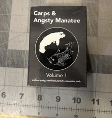 Carps and Angsty Manatee Volume 1 One– Adult Party Card Game NEW SHIPS FREE NOW