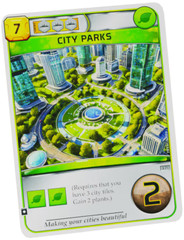 Terraforming Mars: City Parks Promo Card X71, new/mint in clear sleeve