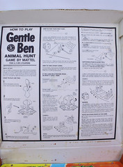 VTG 1967 Mattel Gentle Ben Board Game 3D Animal Hunt Ivan Tors Family READ