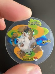 Rare Vtg Pokemon Primeape Mankey Crystal Tazos Taso Pogs Mexico Cheetos Doritos