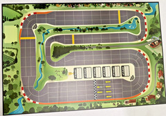 Downforce | Goliath Games | EX/EX | Target Ed | Restoration Games | Race Game |