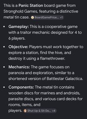 New PANIC STATION/Metal Tin/4-6 Players/Sci-Fi/Ages 10+/Stonghold Games