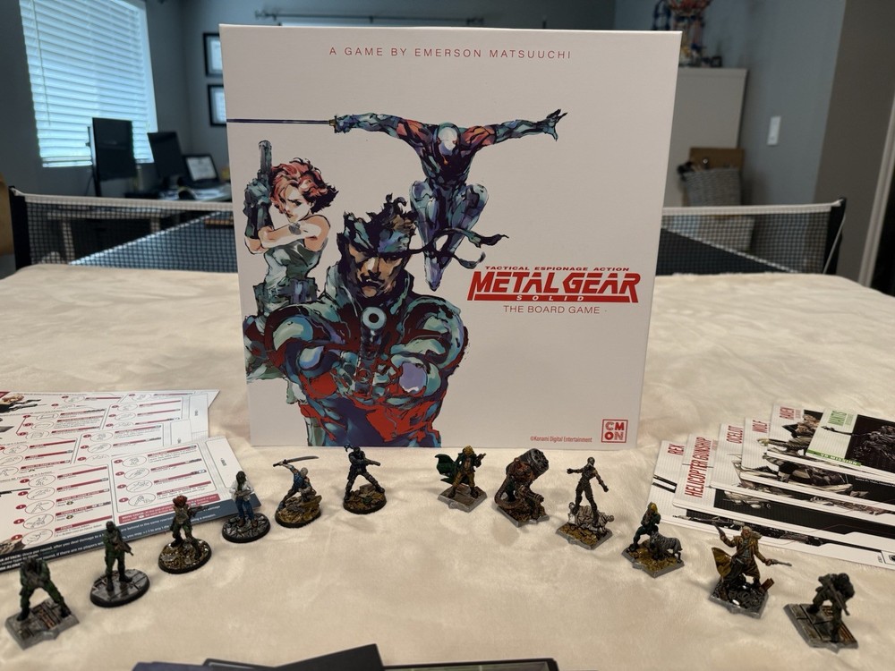 Metal Gear Solid: The Board Game Standard Edition by CMON. Painted