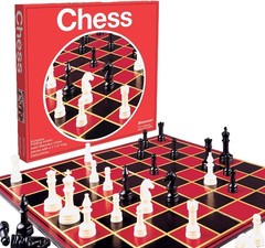 2 Pack Pressman Chess Board Game New Dented Box Folding Board Complete 5″