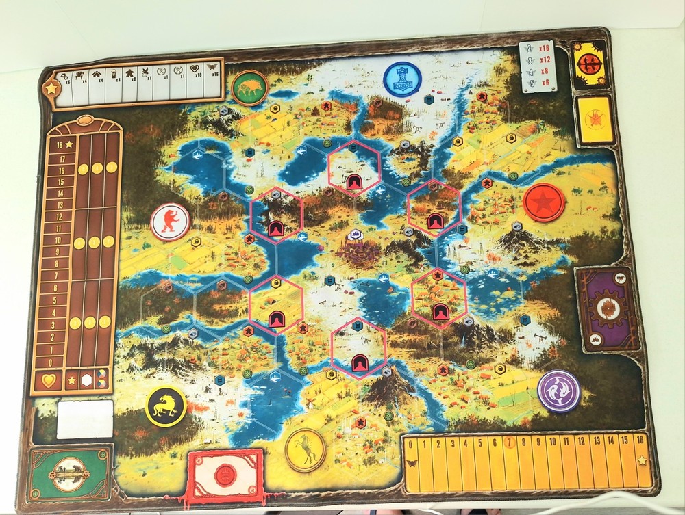 Official Scythe Neoprene Playmat 36″ x 28″ Board Game Mat – Stonemaier Games…