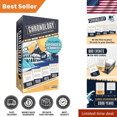 Chronology Game – Build a Timeline with 800 Unique Events, Fun for All Ages!