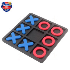 Tic Tac Toe Board Game, Tic Tac Toe Family Game, Classic Board Game, Portable