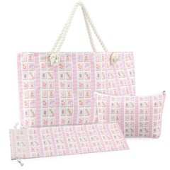 Empty Mahjong Bags Set for Tiles and Racks 24x13x4.7 Inch American Mahjong Ca…