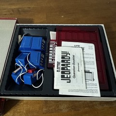 VINTAGE 1988 Electric Jeopardy Board Game Pressman Missing One Display Board Leg